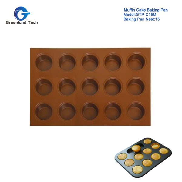 15Cups Muffin Cakes Baking Pan